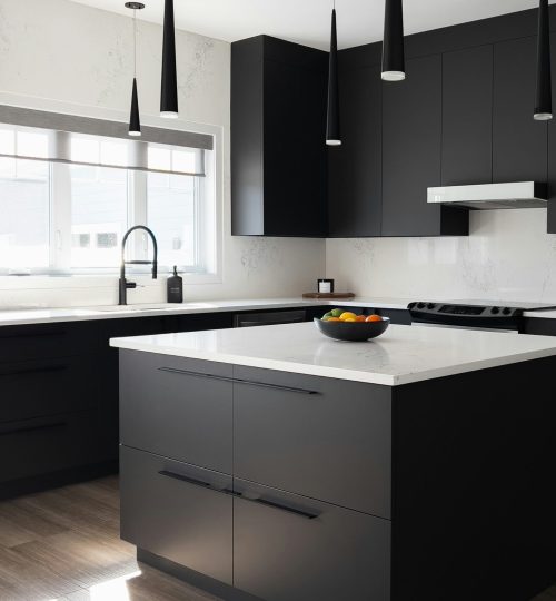 black.interior.kitchen